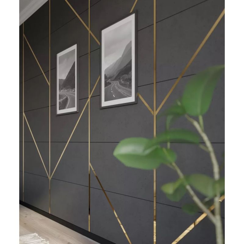Casa si Gradina - Constructii - Materiale constructii - Profile decorative - Profil platbanda inox auriu oglinda, 20x0.6x2700 mm - Infinity.ro