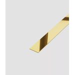 Casa si Gradina - Constructii - Materiale constructii - Profile decorative - Profil platbanda inox auriu oglinda, 30x0.6x2700 mm - Infinity.ro