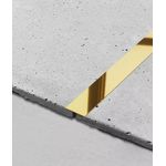 Casa si Gradina - Constructii - Materiale constructii - Profile decorative - Profil platbanda inox auriu oglinda, 30x0.6x2700 mm - Infinity.ro