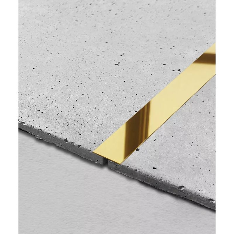 Casa si Gradina - Constructii - Materiale constructii - Profile decorative - Profil platbanda inox auriu oglinda, 30x0.6x2700 mm - Infinity.ro