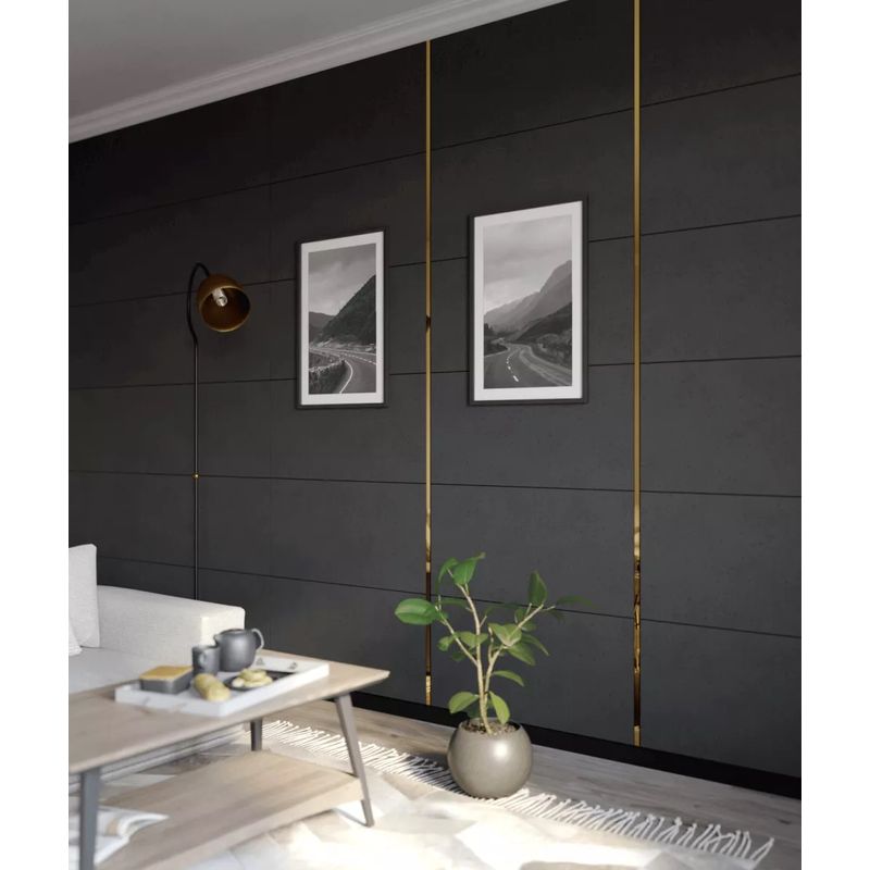 Casa si Gradina - Constructii - Materiale constructii - Profile decorative - Profil platbanda inox auriu lucios 15x0,6x2700 mm - Infinity.ro