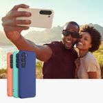 Laptop, Telefoane si Tablete - Telefoane mobile si accesorii - Accesorii Telefoane - Huse telefoane - Husa kwmobile pentru Samsung Galaxy S23, Silicon, Bej, 60282.225 - Infinity.ro