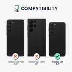 Laptop, Telefoane si Tablete - Telefoane mobile si accesorii - Accesorii Telefoane - Huse telefoane - Husa kwmobile pentru Samsung Galaxy S23, Silicon, Bej, 60282.225 - Infinity.ro