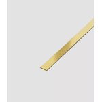 Casa si Gradina - Constructii - Materiale constructii - Profile decorative - Profil platbanda inox auriu brush 20x0.6x2700 mm - Infinity.ro
