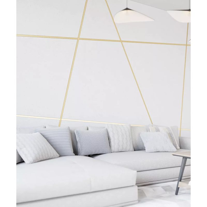 Casa si Gradina - Constructii - Materiale constructii - Profile decorative - Profil platbanda inox auriu brush 20x0.6x2700 mm - Infinity.ro