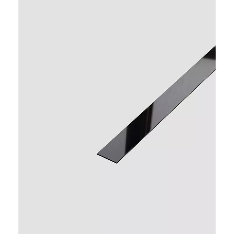 Casa si Gradina - Constructii - Materiale constructii - Profile decorative - Profil platbanda inox negru oglnda 50x0.6x2700 mm - Infinity.ro