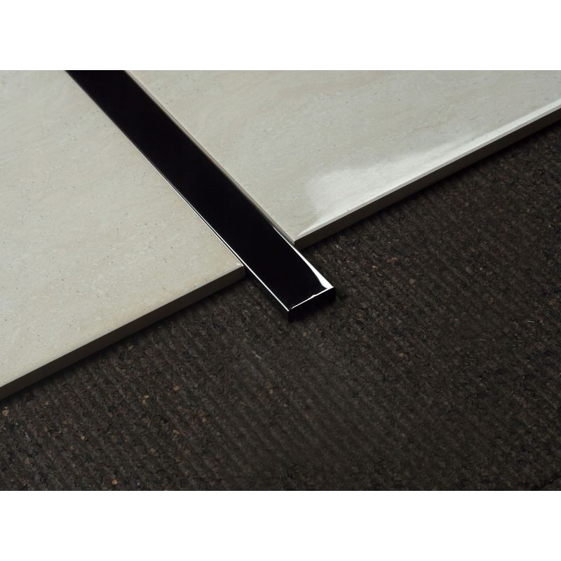 Casa si Gradina - Constructii - Materiale constructii - Profile decorative - Profil platbanda inox negru oglnda 50x0.6x2700 mm - Infinity.ro