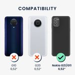 Laptop, Telefoane si Tablete - Telefoane mobile si accesorii - Accesorii Telefoane - Huse telefoane - Husa Kwmobile pentru Nokia G21/G11, Silicon, Negru, 57530.01 - Infinity.ro