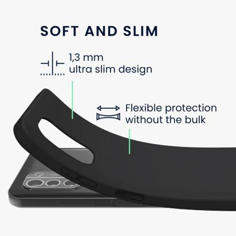 Laptop, Telefoane si Tablete - Telefoane mobile si accesorii - Accesorii Telefoane - Huse telefoane - Husa Kwmobile pentru Nokia G21/G11, Silicon, Negru, 57530.01 - Infinity.ro