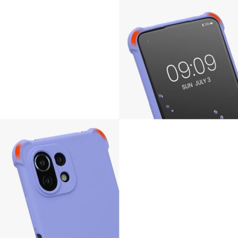 Laptop, Telefoane si Tablete - Telefoane mobile si accesorii - Accesorii Telefoane - Huse telefoane - Husa Kwmobile pentru Xiaomi Mi 11 Lite 5G/11 Lite 5G NE, Silicon, Albastru, 55902.108 - Infinity.ro