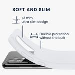 Laptop, Telefoane si Tablete - Telefoane mobile si accesorii - Accesorii Telefoane - Huse telefoane - Husa Kwmobile pentru Samsung Galaxy A52/Galaxy A52 5G/Galaxy A52s 5G, Silicon, Alb, 54346.48 - Infinity.ro