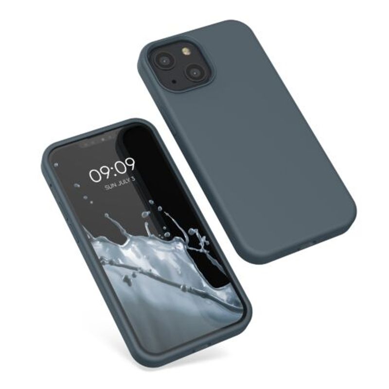 Laptop, Telefoane si Tablete - Telefoane mobile si accesorii - Accesorii Telefoane - Huse telefoane - Husa pentru Apple iPhone 13 Mini, Silicon, Verde, 55877.202, Kwmobile - Infinity.ro