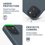 Laptop, Telefoane si Tablete - Telefoane mobile si accesorii - Accesorii Telefoane - Huse telefoane - Husa pentru Apple iPhone 13 Mini, Silicon, Verde, 55877.202, Kwmobile - Infinity.ro