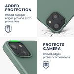 Laptop, Telefoane si Tablete - Telefoane mobile si accesorii - Accesorii Telefoane - Huse telefoane - Husa pentru iPhone 13, Silicon, Verde, 55948.166 - Infinity.ro