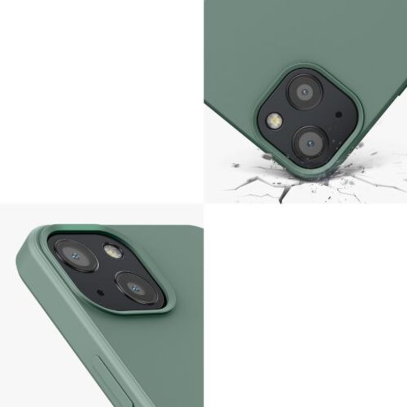 Laptop, Telefoane si Tablete - Telefoane mobile si accesorii - Accesorii Telefoane - Huse telefoane - Husa pentru iPhone 13, Silicon, Verde, 55948.166 - Infinity.ro