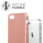 Laptop, Telefoane si Tablete - Telefoane mobile si accesorii - Accesorii Telefoane - Huse telefoane - Husa pentru Apple iPhone 5/iPhone 5s/iPhone SE, Silicon, Rose Gold, 40816.31 - Infinity.ro