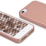 Laptop, Telefoane si Tablete - Telefoane mobile si accesorii - Accesorii Telefoane - Huse telefoane - Husa pentru Apple iPhone 5/iPhone 5s/iPhone SE, Silicon, Rose Gold, 40816.31 - Infinity.ro