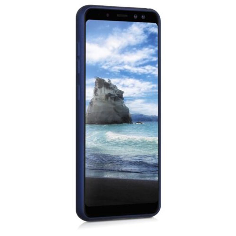 Laptop, Telefoane si Tablete - Telefoane mobile si accesorii - Accesorii Telefoane - Huse telefoane - Husa pentru Samsung Galaxy A8 (2018), Silicon, Albastru, 45634.64 - Infinity.ro