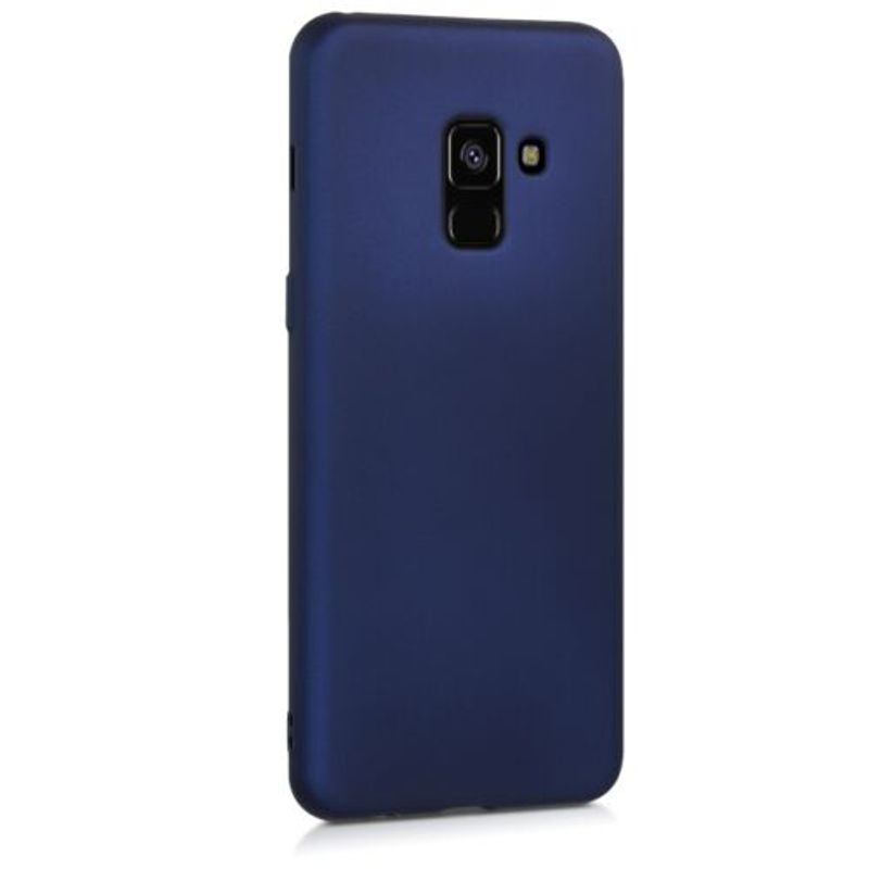 Laptop, Telefoane si Tablete - Telefoane mobile si accesorii - Accesorii Telefoane - Huse telefoane - Husa pentru Samsung Galaxy A8 (2018), Silicon, Albastru, 45634.64 - Infinity.ro