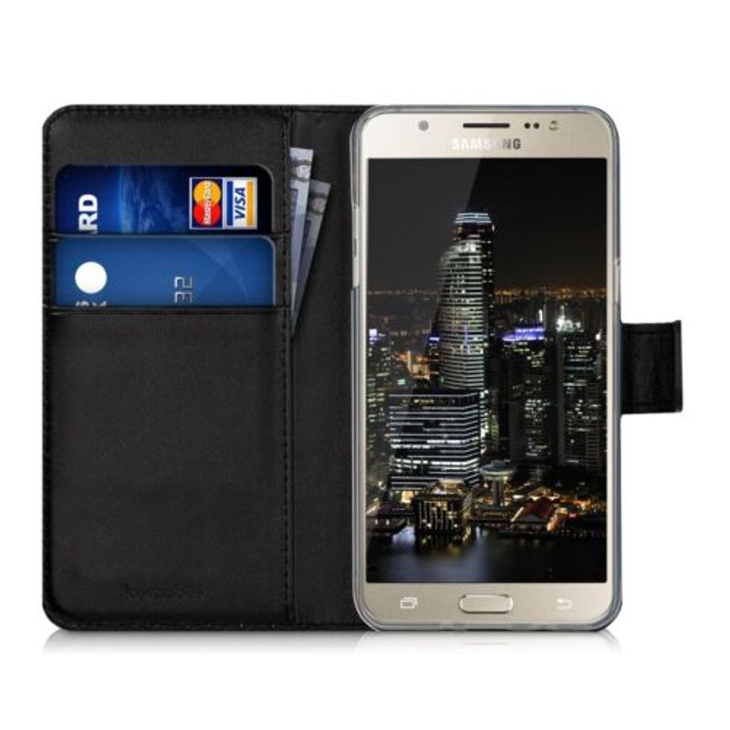 Laptop, Telefoane si Tablete - Telefoane mobile si accesorii - Accesorii Telefoane - Huse telefoane - Husa pentru Samsung Galaxy J5 (2016), Piele ecologica, Negru, 39806.01 - Infinity.ro