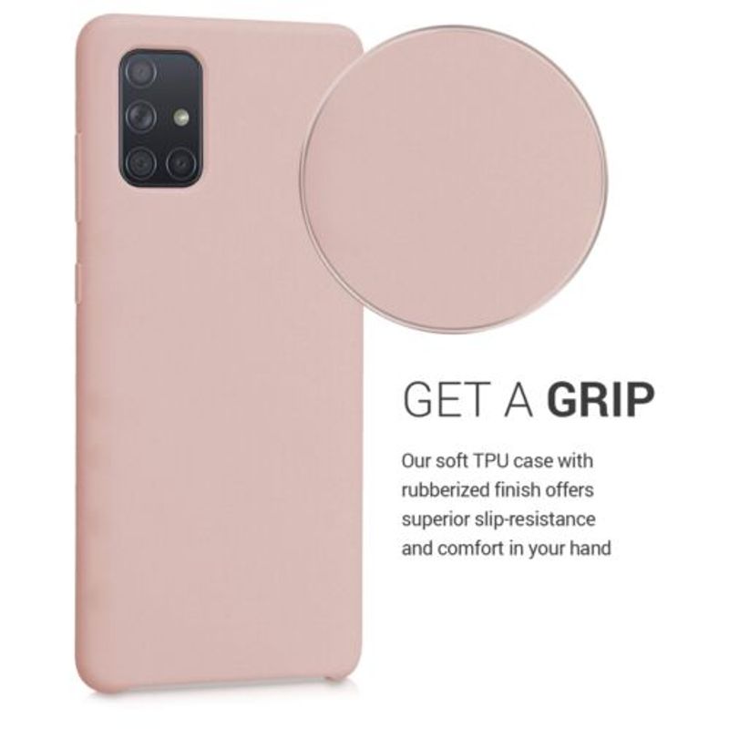 Laptop, Telefoane si Tablete - Telefoane mobile si accesorii - Accesorii Telefoane - Huse telefoane - Husa pentru Samsung Galaxy A71, Silicon, Roz, 51209.52 - Infinity.ro