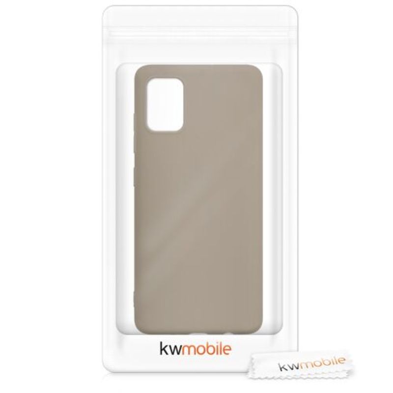 Laptop, Telefoane si Tablete - Telefoane mobile si accesorii - Accesorii Telefoane - Huse telefoane - Husa pentru Samsung Galaxy A51, Silicon, Gri, 51196.125 - Infinity.ro