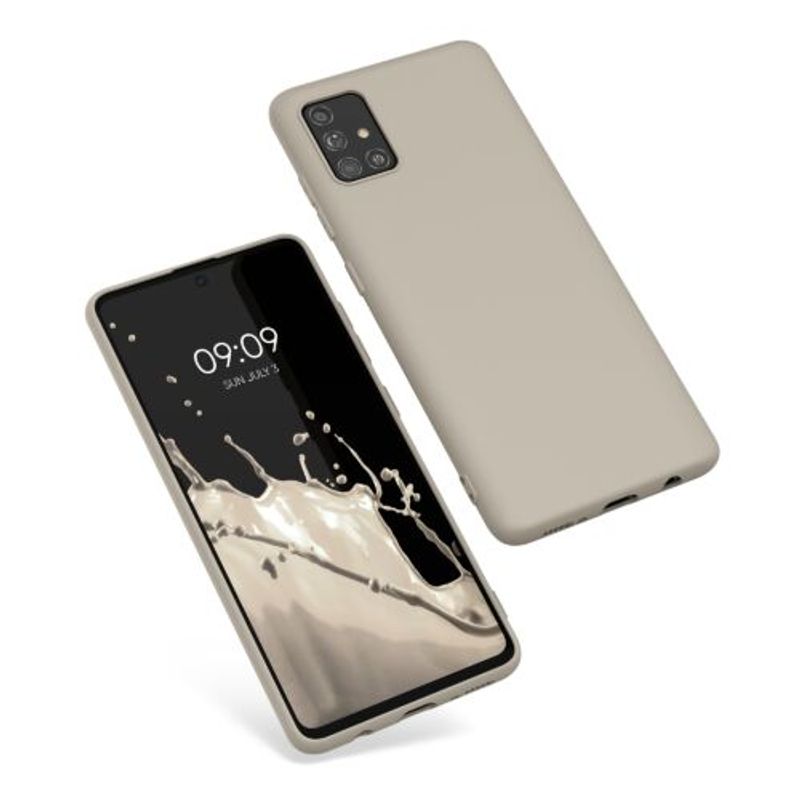 Laptop, Telefoane si Tablete - Telefoane mobile si accesorii - Accesorii Telefoane - Huse telefoane - Husa pentru Samsung Galaxy A51, Silicon, Gri, 51196.125 - Infinity.ro