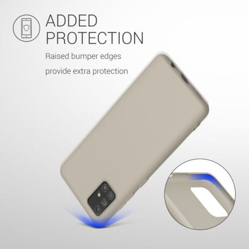 Laptop, Telefoane si Tablete - Telefoane mobile si accesorii - Accesorii Telefoane - Huse telefoane - Husa pentru Samsung Galaxy A51, Silicon, Gri, 51196.125 - Infinity.ro