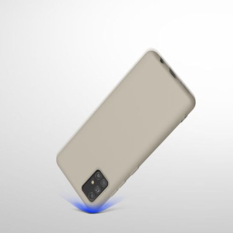Laptop, Telefoane si Tablete - Telefoane mobile si accesorii - Accesorii Telefoane - Huse telefoane - Husa pentru Samsung Galaxy A51, Silicon, Gri, 51196.125 - Infinity.ro