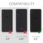 Laptop, Telefoane si Tablete - Telefoane mobile si accesorii - Accesorii Telefoane - Huse telefoane - Husa pentru BQ Aquaris X/Aquaris X Pro, Textil, Gri, 41833.01 - Infinity.ro