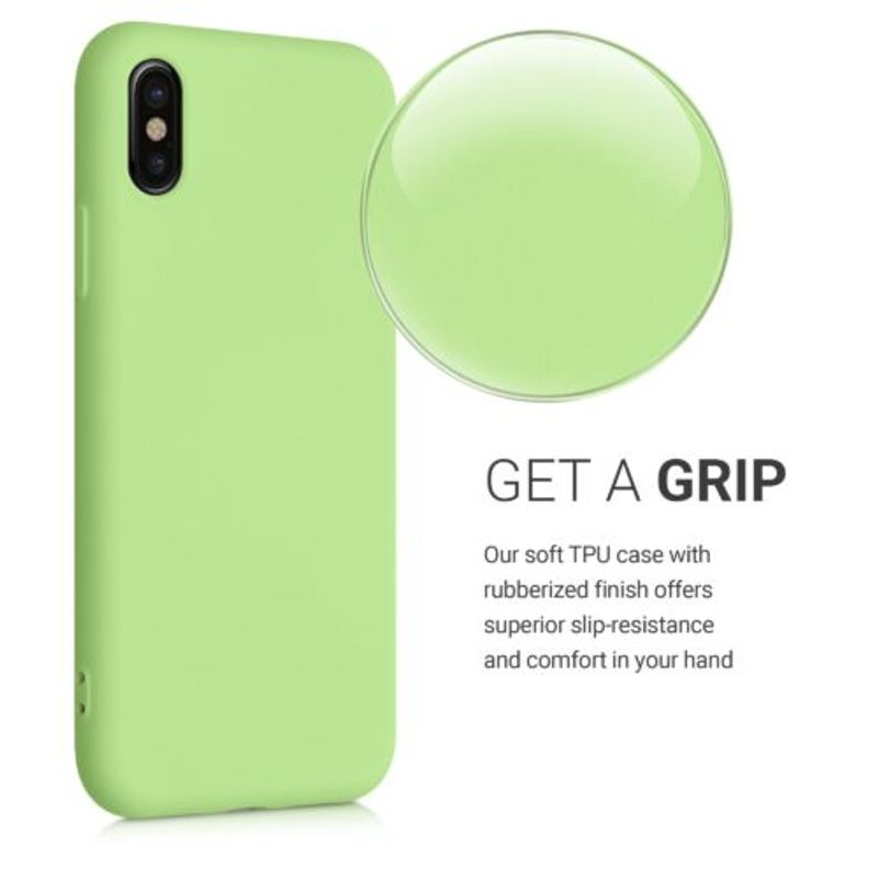 Laptop, Telefoane si Tablete - Telefoane mobile si accesorii - Accesorii Telefoane - Huse telefoane - Husa pentru Apple iPhone X/iPhone XS, Silicon, Verde, 49982.214 - Infinity.ro