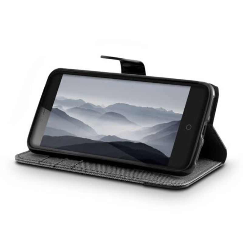 Laptop, Telefoane si Tablete - Telefoane mobile si accesorii - Accesorii Telefoane - Huse telefoane - Husa pentru ZTE Blade V7, Textil, Gri, 38682.22 - Infinity.ro
