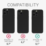 Laptop, Telefoane si Tablete - Telefoane mobile si accesorii - Accesorii Telefoane - Huse telefoane - Husa pentru Apple iPhone 13 Pro, Silicon, Transparent, 55963.21, Kwmobile - Infinity.ro