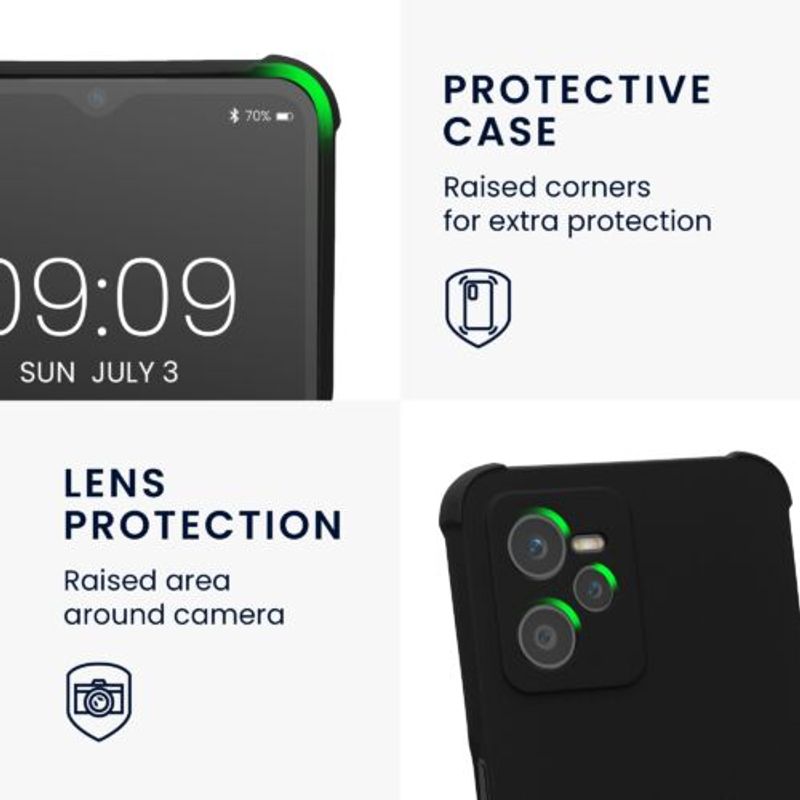 Laptop, Telefoane si Tablete - Telefoane mobile si accesorii - Accesorii Telefoane - Huse telefoane - Husa kwmobile pentru Realme C35, Silicon, Negru, 60000.47 - Infinity.ro