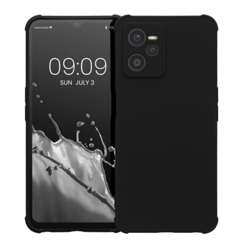 Laptop, Telefoane si Tablete - Telefoane mobile si accesorii - Accesorii Telefoane - Huse telefoane - Husa kwmobile pentru Realme C35, Silicon, Negru, 60000.47 - Infinity.ro