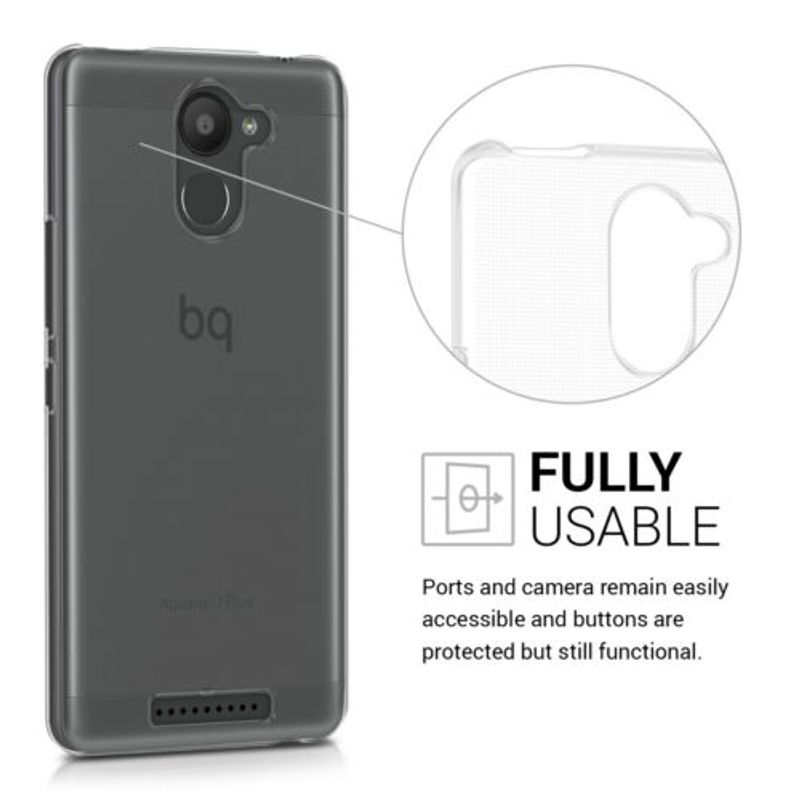 Laptop, Telefoane si Tablete - Telefoane mobile si accesorii - Accesorii Telefoane - Huse telefoane - Husa pentru BQ Aquaris U Plus, Silicon, Transparent, 39899.03 - Infinity.ro