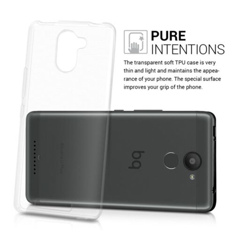 Laptop, Telefoane si Tablete - Telefoane mobile si accesorii - Accesorii Telefoane - Huse telefoane - Husa pentru BQ Aquaris U Plus, Silicon, Transparent, 39899.03 - Infinity.ro
