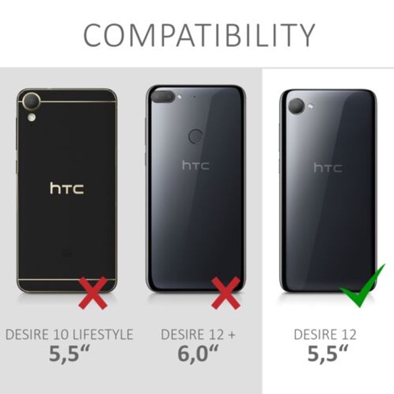 Laptop, Telefoane si Tablete - Telefoane mobile si accesorii - Accesorii Telefoane - Huse telefoane - Husa pentru HTC Desire 12, Silicon, Negru, 44787.47 - Infinity.ro