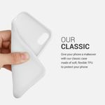 Laptop, Telefoane si Tablete - Telefoane mobile si accesorii - Accesorii Telefoane - Huse telefoane - Husa pentru Apple iPhone X/iPhone XS, Silicon, Alb, 42492.02, Kwmobile - Infinity.ro