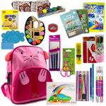 Carti si Birotica - Rechizite - Rucsacuri si genti scolare - Ghiozdan premium echipat pentru gradinita si clasa 0 fete, 20 produse - Infinity.ro