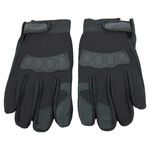 Auto si Moto - Moto - Echipamente protectie moto - Manusi moto - Manusi cu elemente de protectie, cu destinatie moto, atv, ssv, quad, culoare neagra - Infinity.ro