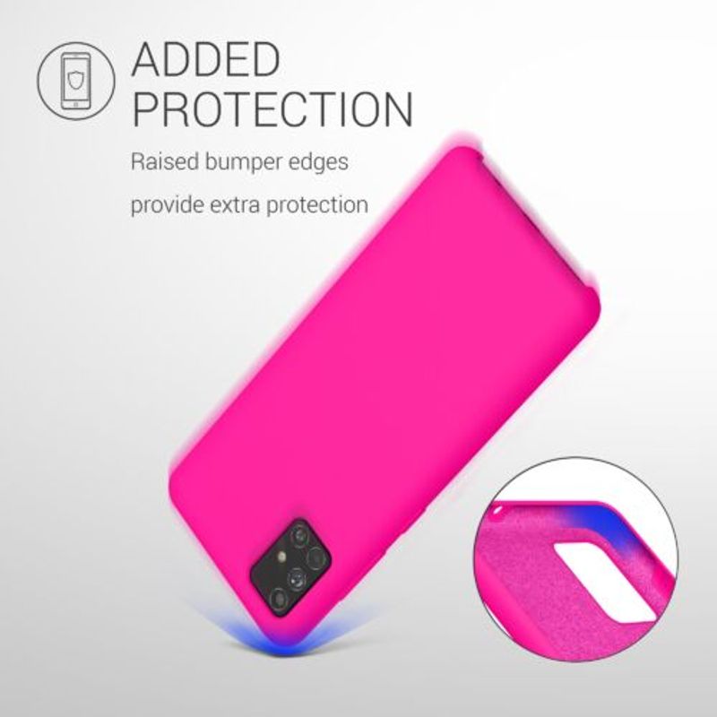 Laptop, Telefoane si Tablete - Telefoane mobile si accesorii - Accesorii Telefoane - Huse telefoane - Husa pentru Samsung Galaxy A51, Silicon, Roz, 51197.77 - Infinity.ro