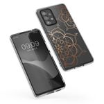 Laptop, Telefoane si Tablete - Telefoane mobile si accesorii - Accesorii Telefoane - Huse telefoane - Husa Kwmobile pentru Samsung Galaxy A53 5G, Silicon, Transparent/Rose Gold, 58800.02 - Infinity.ro