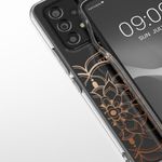 Laptop, Telefoane si Tablete - Telefoane mobile si accesorii - Accesorii Telefoane - Huse telefoane - Husa Kwmobile pentru Samsung Galaxy A53 5G, Silicon, Transparent/Rose Gold, 58800.02 - Infinity.ro