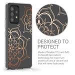 Laptop, Telefoane si Tablete - Telefoane mobile si accesorii - Accesorii Telefoane - Huse telefoane - Husa Kwmobile pentru Samsung Galaxy A53 5G, Silicon, Transparent/Rose Gold, 58800.02 - Infinity.ro