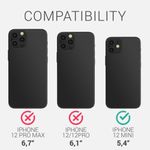 Laptop, Telefoane si Tablete - Telefoane mobile si accesorii - Accesorii Telefoane - Huse telefoane - Husa pentru Apple iPhone 12 Mini, Lemn, Maro, 52733.07, Kwmobile - Infinity.ro