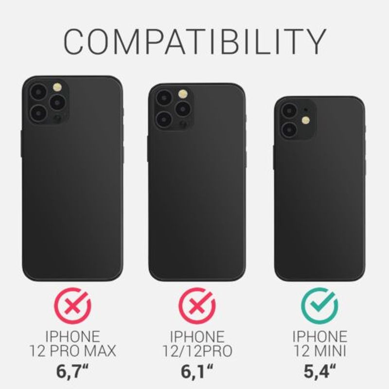 Laptop, Telefoane si Tablete - Telefoane mobile si accesorii - Accesorii Telefoane - Huse telefoane - Husa pentru Apple iPhone 12 Mini, Lemn, Maro, 52733.07, Kwmobile - Infinity.ro