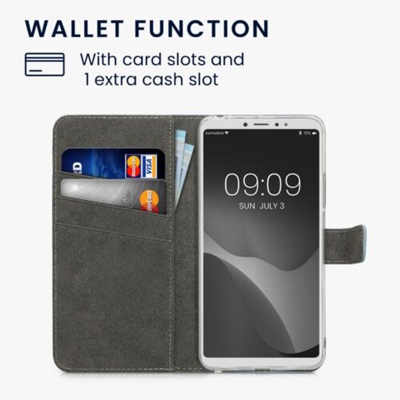 Laptop, Telefoane si Tablete - Telefoane mobile si accesorii - Accesorii Telefoane - Huse telefoane - Husa Kwmobile pentru Xiaomi Mi Max 3, Piele ecologica, Multicolor, 57714.01 - Infinity.ro