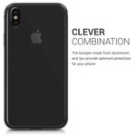 Laptop, Telefoane si Tablete - Telefoane mobile si accesorii - Accesorii Telefoane - Huse telefoane - Husa pentru Apple iPhone X/iPhone XS, Aluminiu, Negru, 43892.01 - Infinity.ro