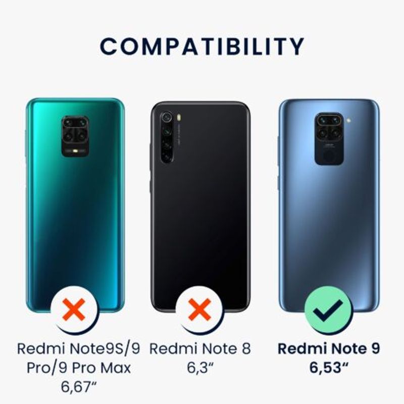 Laptop, Telefoane si Tablete - Telefoane mobile si accesorii - Accesorii Telefoane - Huse telefoane - Husa Kwmobile pentru Xiaomi Redmi Note 9, Silicon, Verde, 53147.172 - Infinity.ro